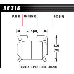 Hawk Brake Pad - HPS