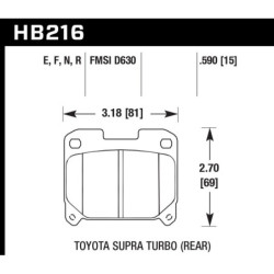 Hawk Brake Pad - HPS 5.0