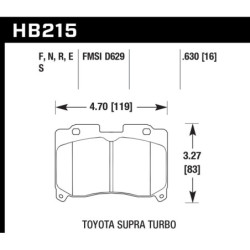 Hawk Brake Pad - HPS 5.0