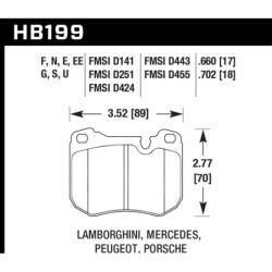 Hawk Brake Pad - HPS 5.0