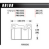 Hawk Brake Pad - Blue 9012 (18 mm)