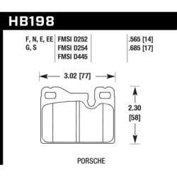 Hawk Brake Pad - HPS 5.0
