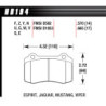 Hawk Brake Pad - Blue 9012 (17 mm)