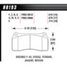 Hawk Brake Pad - Blue 9012 (17 mm)