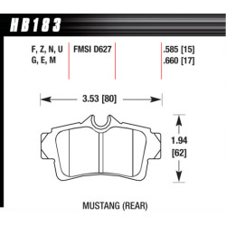Hawk Brake Pad - HPS 5.0
