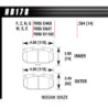 300zx plaquettes Hawk Brake Pad - HPS
