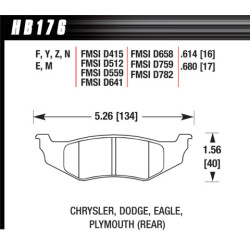 Hawk Brake Pad - HPS