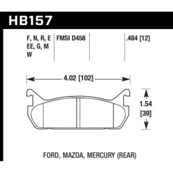 Hawk Brake Pad - HPS 5.0