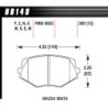 MX5 NB plaquettes avant Hawk Brake Pad - HPS