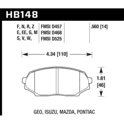Hawk Brake Pad - HPS 5.0