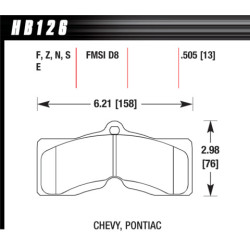 Hawk Brake Pad - HPS 5.0