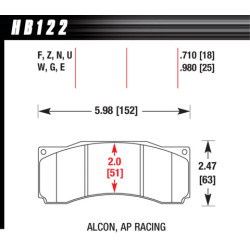 Hawk Brake Pad - HPS 5.0
