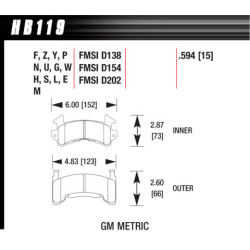 Hawk Brake Pad - DTC-50