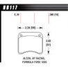 Hawk Brake Pad - Black (10 mm)