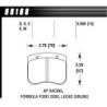 Hawk Brake Pad - HT-10 (14 mm)