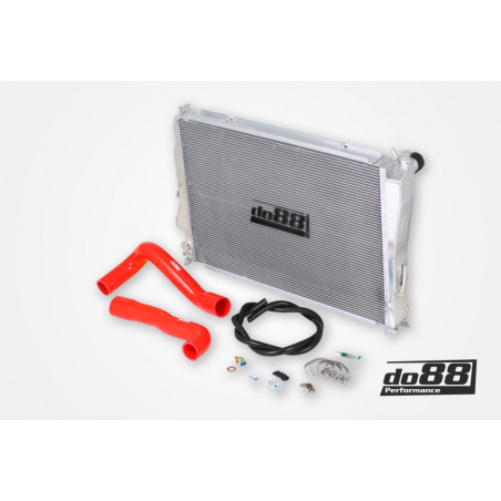 BMW M3 E46 Radiateur de moteur Aluminium, Durite Rouge