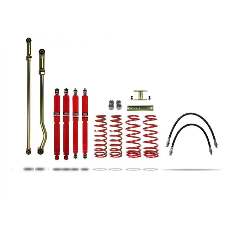 Pedders 4 Inch Suspension Lift Kit. Toyota Landcruiser 80 Series, NON-ABS models