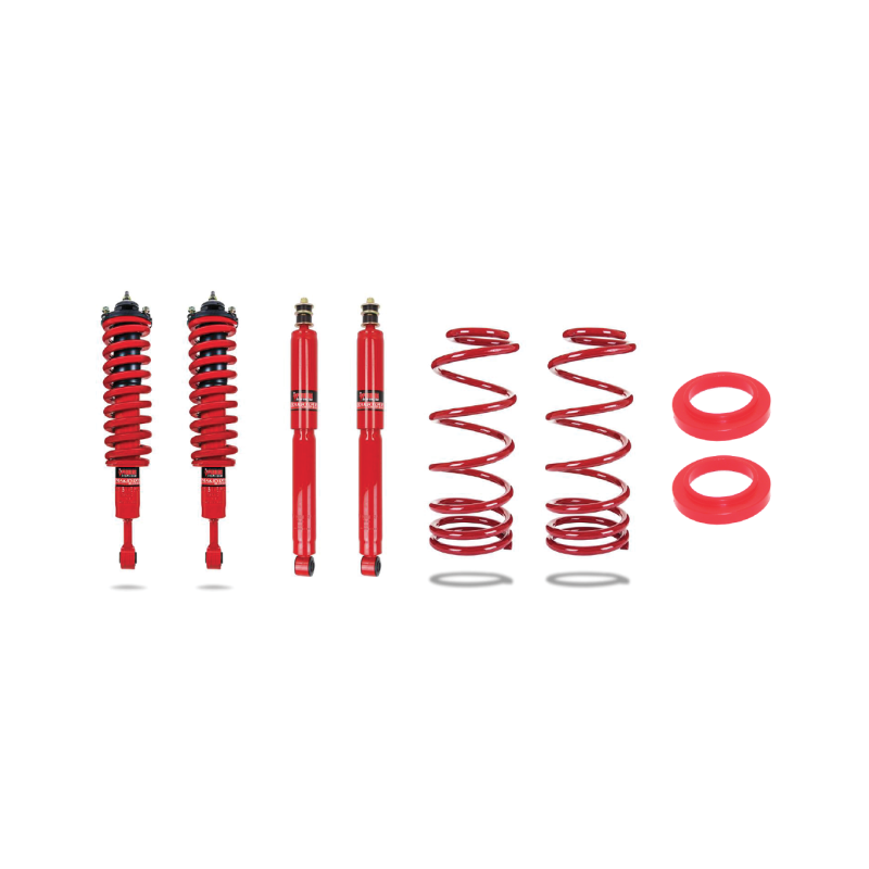 Pedders 2" heavy duty suspension kit. For cars with constant load in front. Toyota Lancruiser 120