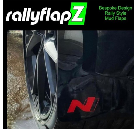 bavettes longues Hyundai i20n logo rouge