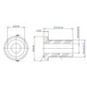 Chev Silverado 14-19 Front Lower Rear Bush Kit (80 duro/ShA)
