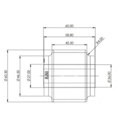 Trailing Arm to Diff Mount Bush Kit (80 duro/ShA)