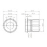 FLCA INNER REAR BUSH KIT (80 duro/ShA)