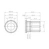 FLCA INNER FRONT BUSH KIT (80 duro/ShA)
