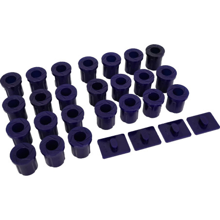 Toyota FJ55 Land Cruiser Leaf Spring Bushing Kit (80 duro/ShA)