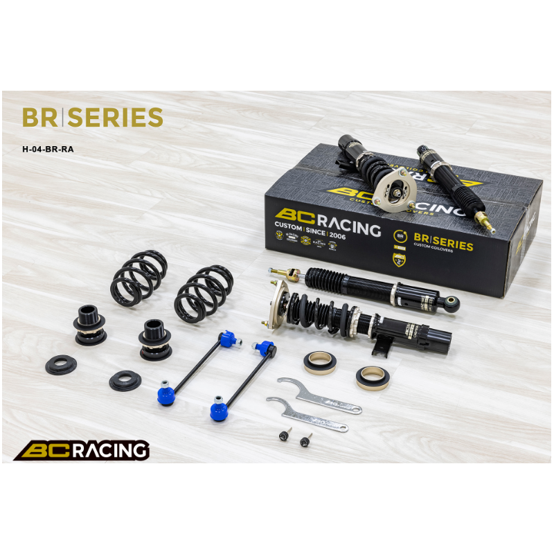 Combinés filetés BC Racing Scirocco 2008+ (avec réglage de dureté)