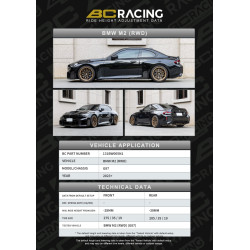 Ressorts reglables BC Racing BR BMW G87 M2 (23+)
