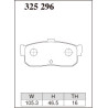 Plaquettes arrieres Nissan Sunny gti RNN14 2.0 SR20